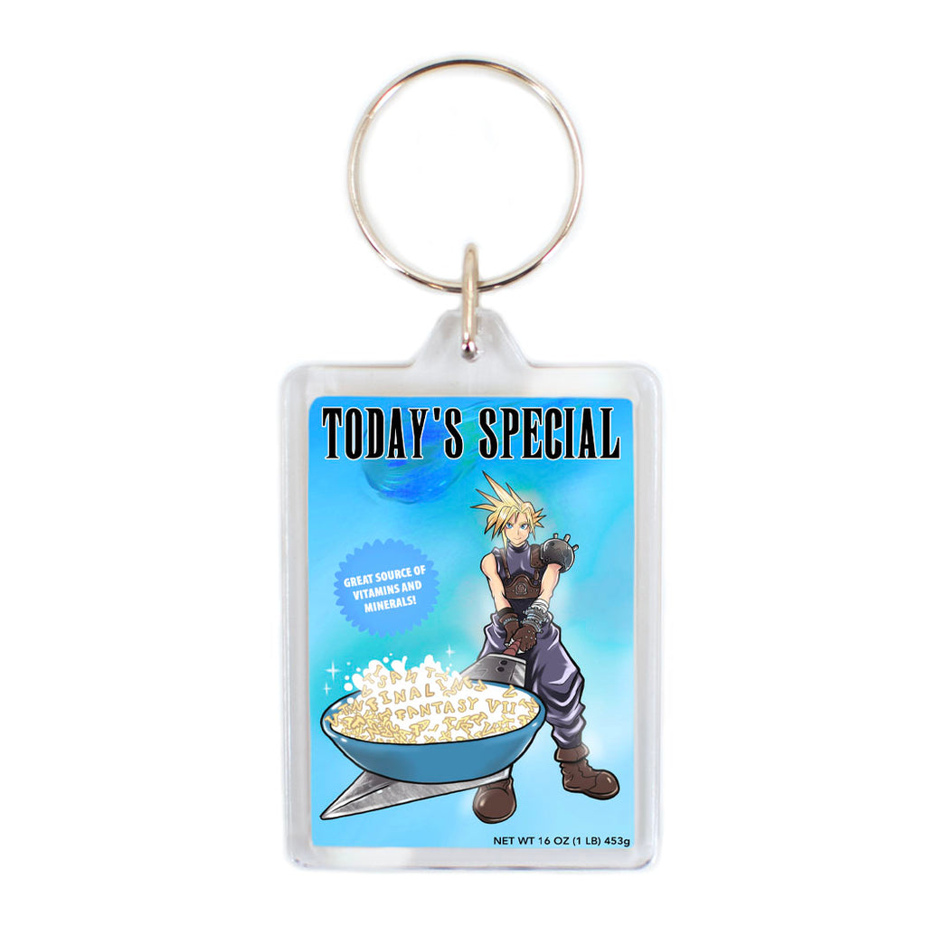 Final Fantasy Game Cereal Plastic Keychain