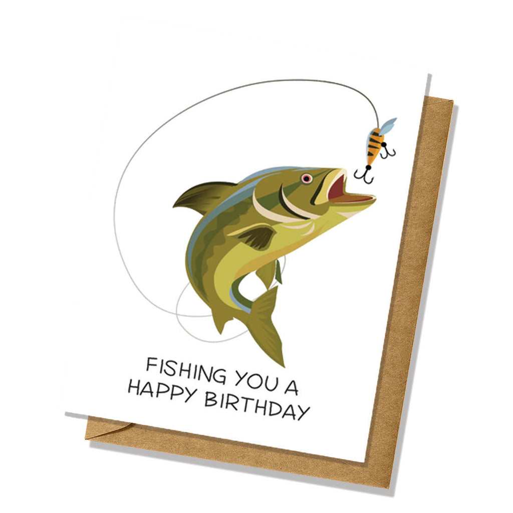 "Fishing You a Happy Birthday" Card