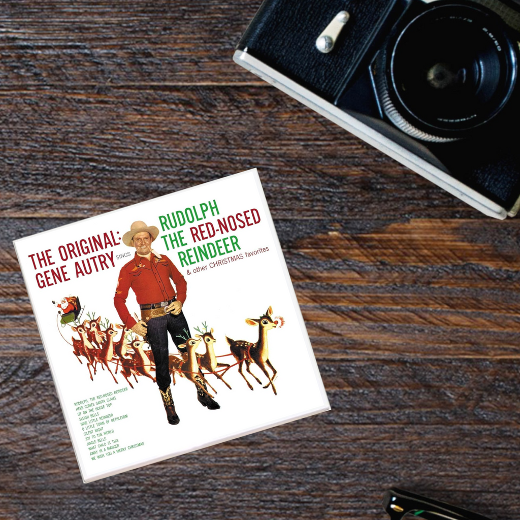 Gene Autry 'Rudolph the Red-Nosed Reindeer' Holiday Album Coaster