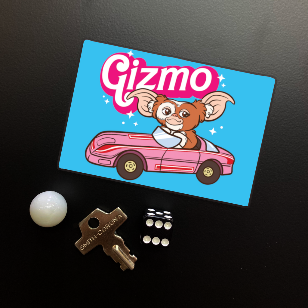 Gizmo's Barbie Car Magnet