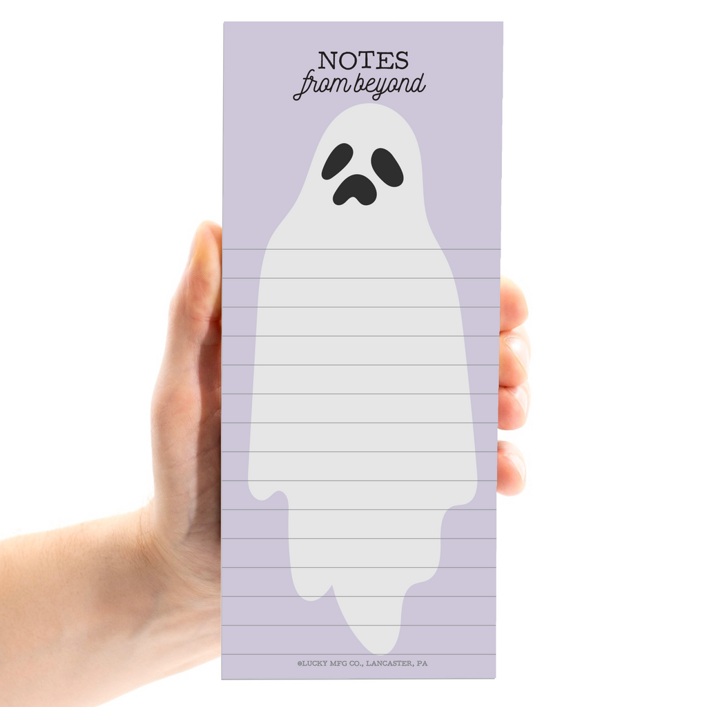Notes From Beyond Ghost Magnetic Notepad