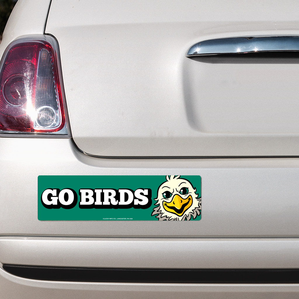 Go Birds Swoop Philadelphia Eagles Mascot Vinyl Bumper Sticker