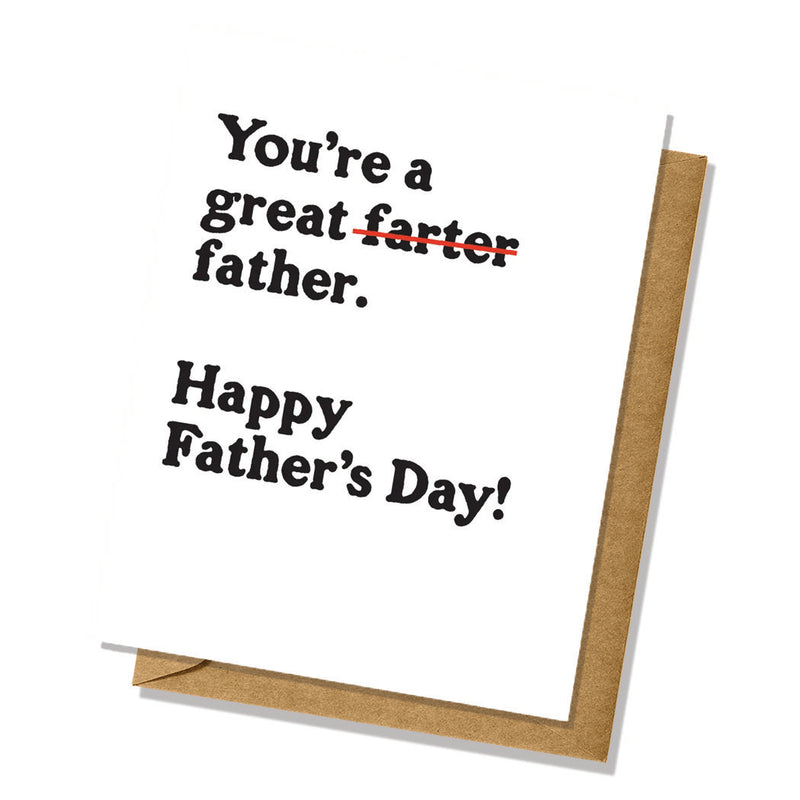 Great Farter Father's Day Card