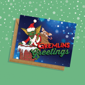 Gremlins Greetings Holiday/Christmas Card