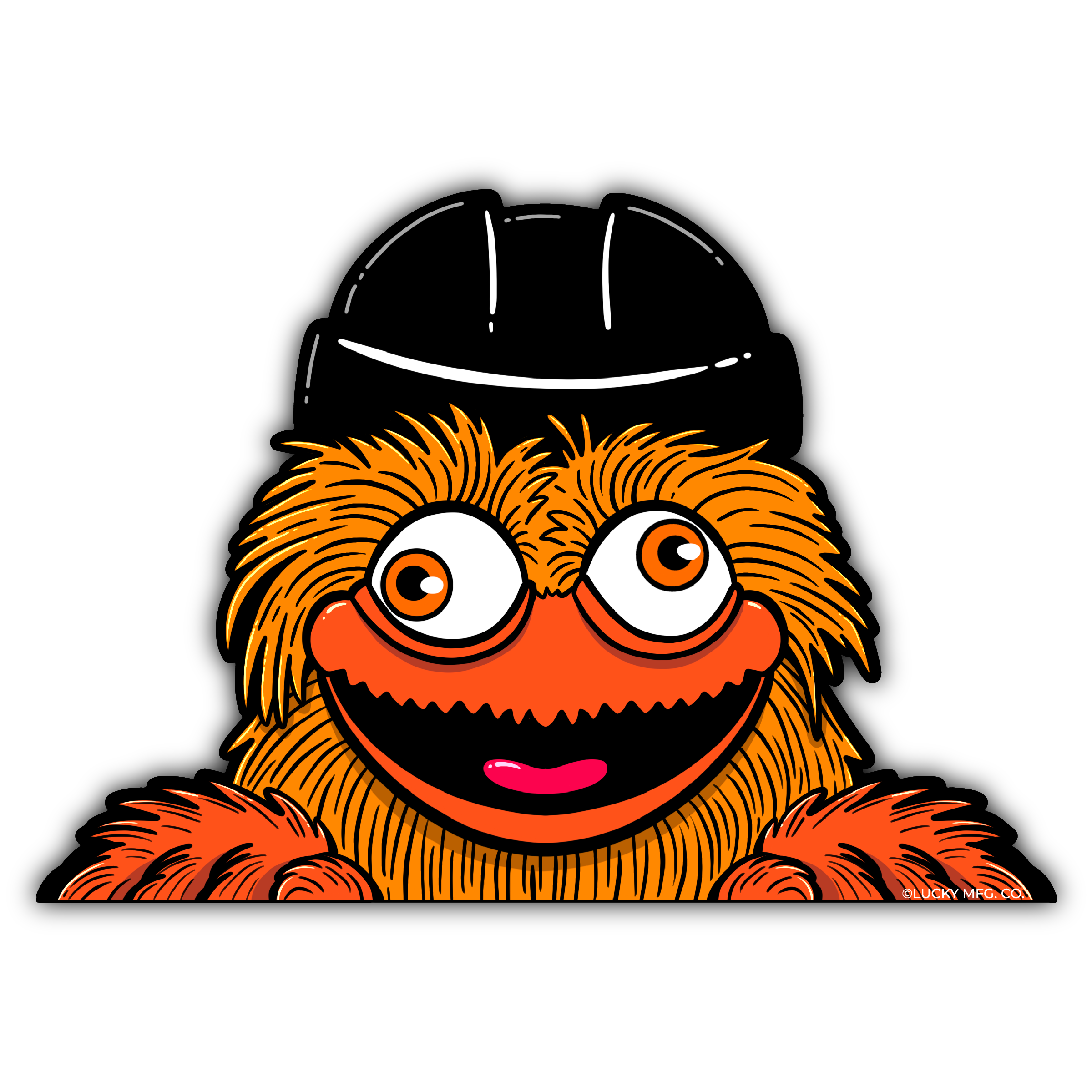 Gritty Peeker Sticker – Madcap & Co