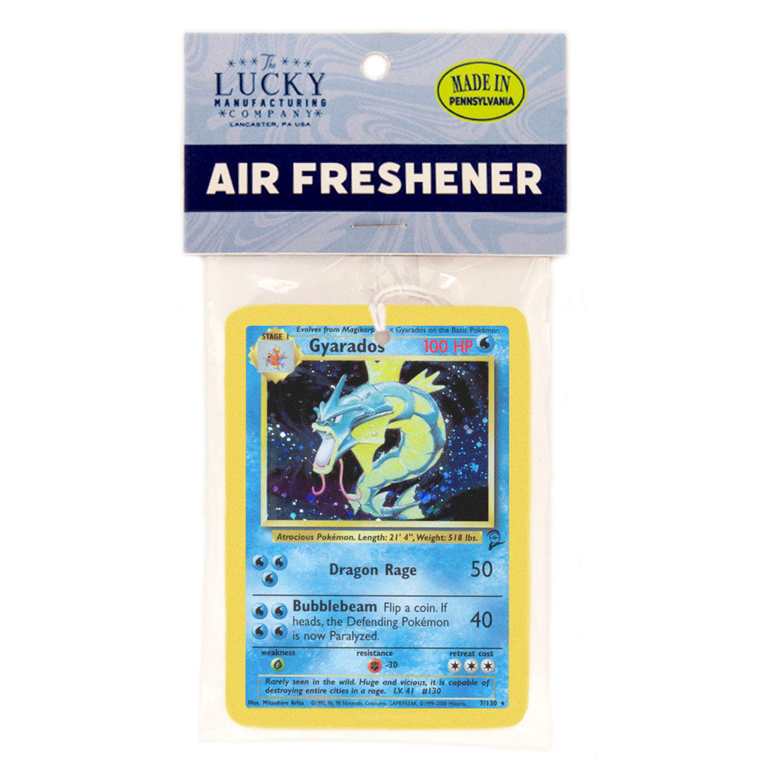 pokemon card air freshener Gyarados Pokemon Card Air Freshener