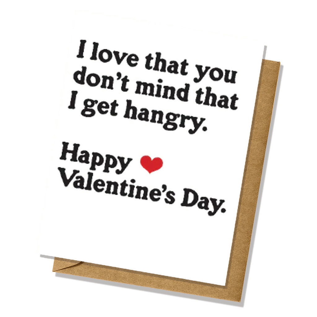 Hangry - Funny Valentine's Day Card - Adult Humor