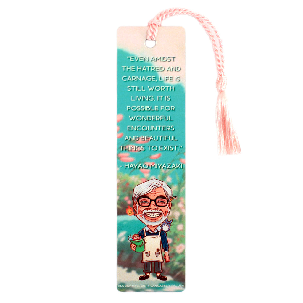 Hayao Miyazaki Quote Bookmark