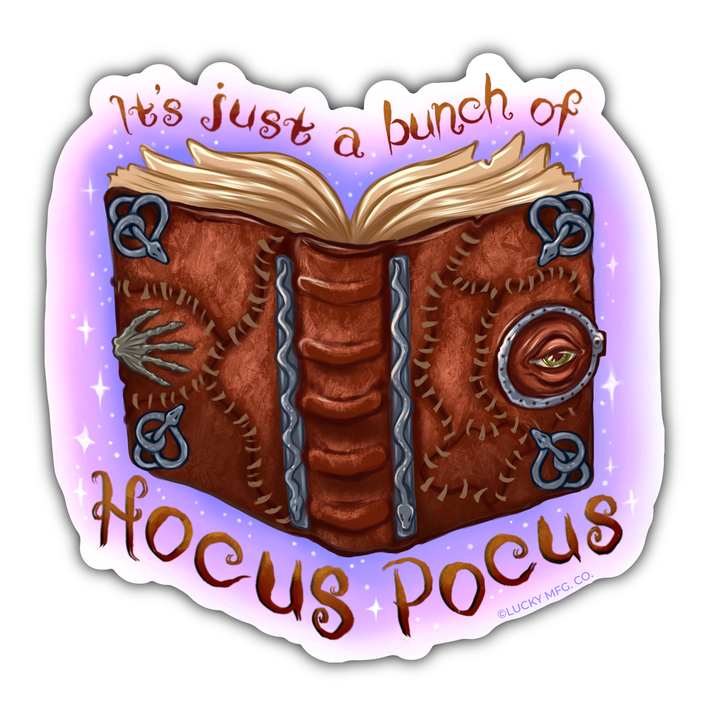 "A Bunch of Hocus Pocus" Illustrated Vinyl Sticker
