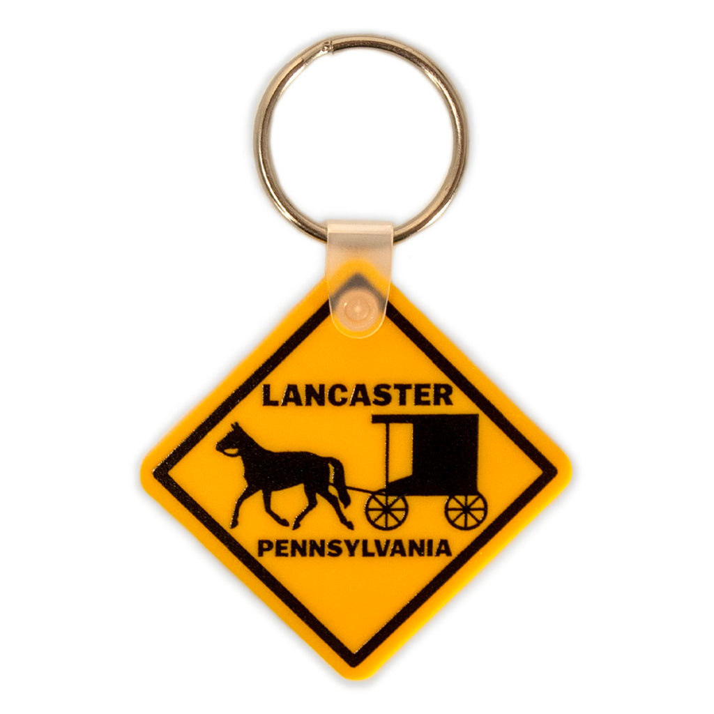 Lancaster, PA Amish Horse And Buggy 3D Keychain