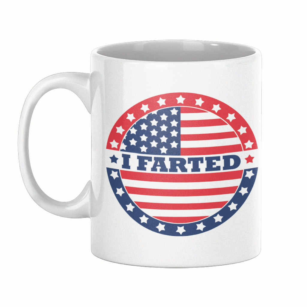I Farted Voting Sticker Parody Mug