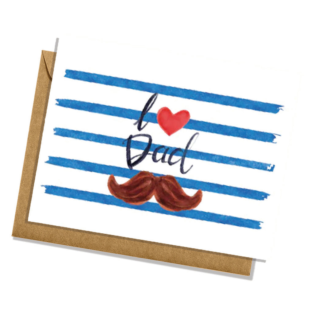 I Heart Dad Father's Day Card