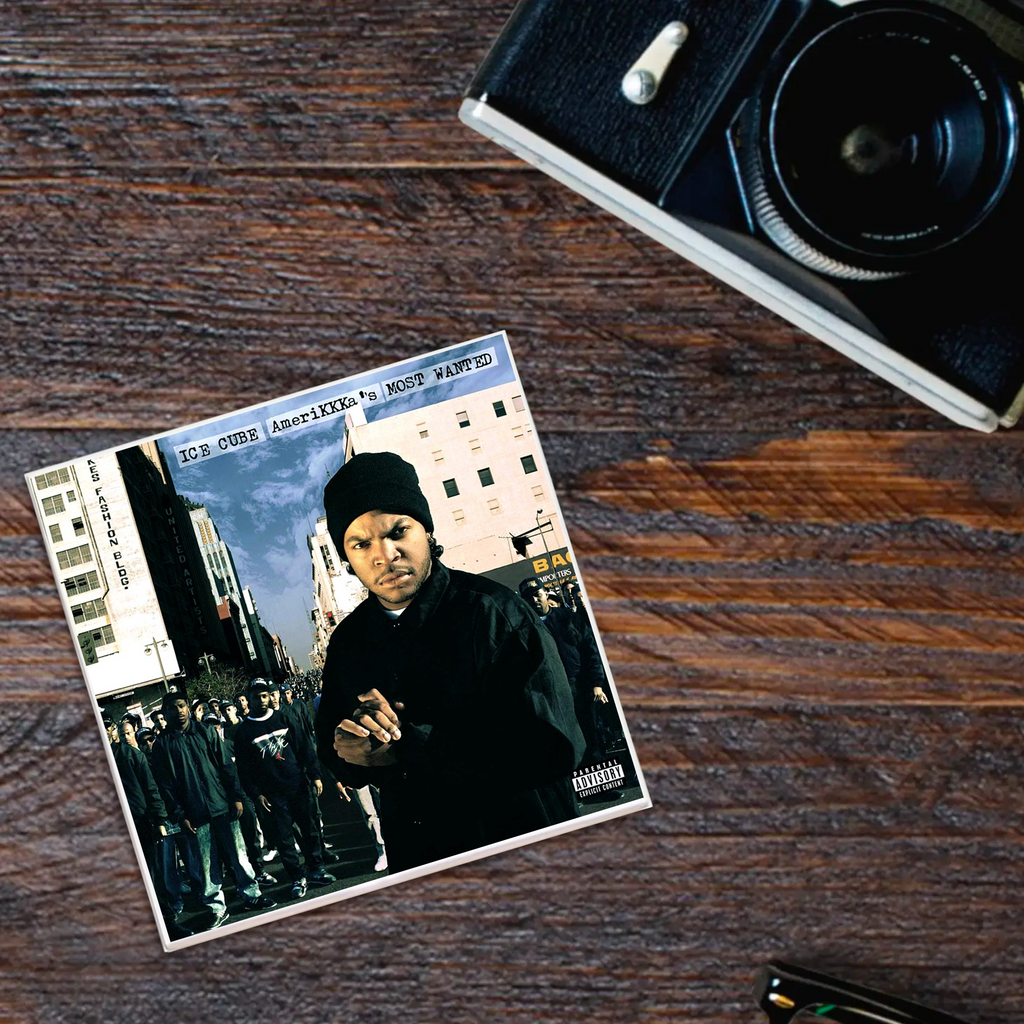 Ice Cube Amerikkka's Most Wanted Album Coaster