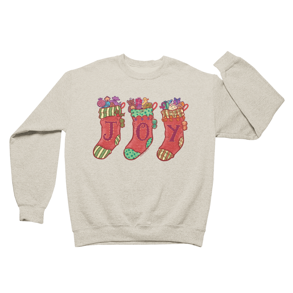 Joy Stockings Christmas Crewneck