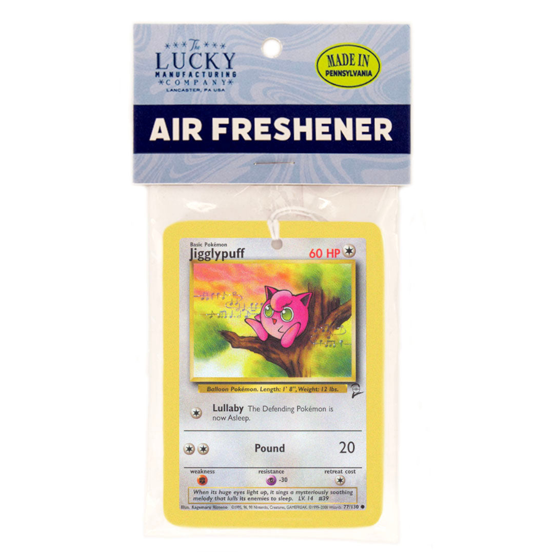 Jigglypuff Pokemon Card Air Freshener Madcap & Co Jigglypuff Pokemon Card Air Freshener Madcap & Co