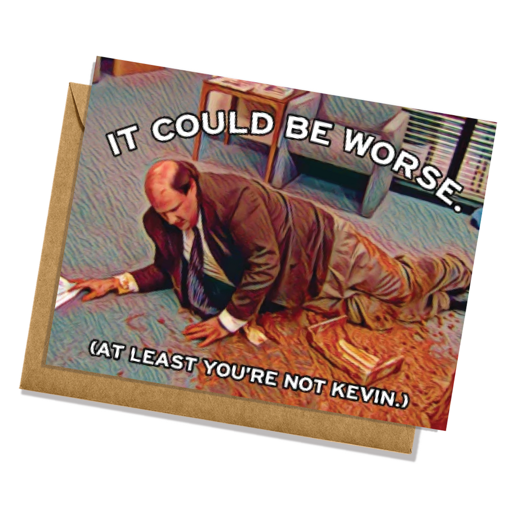 Kevin Malone The Office (US) Spilled Chili Greeting Card