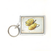 Libra Vintage Illustration Plastic Keychain