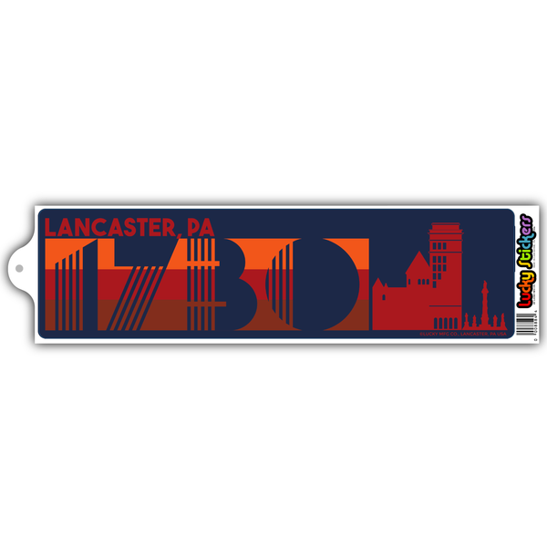 Lancaster, PA Central Market 1730 Bumper Sticker – Madcap & Co