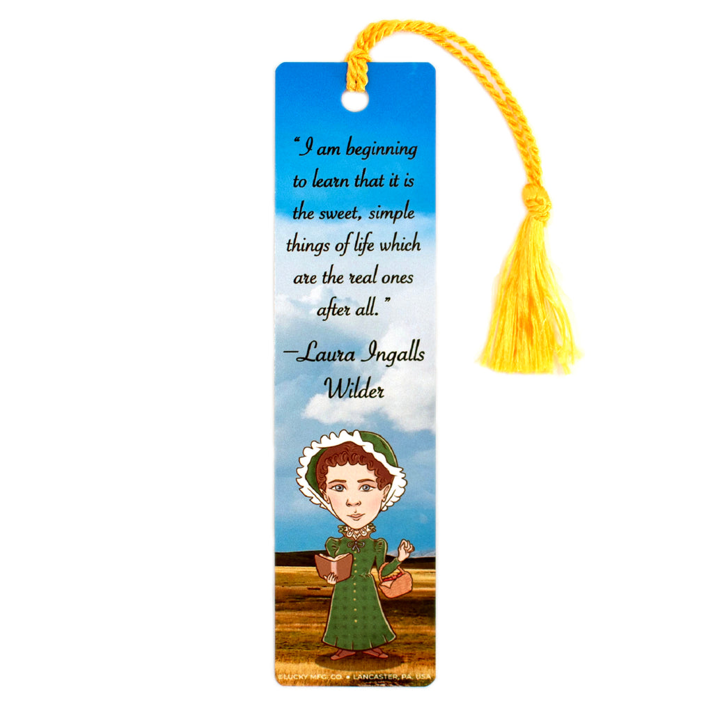 Laura Ingalls Wilder Quote Bookmark