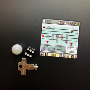 Mario Paint Music Game Square Magnet