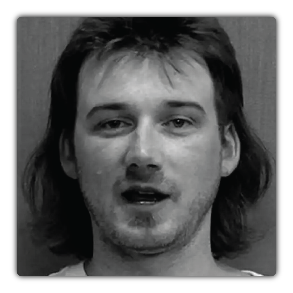 Morgan Wallen Mugshot Sticker
