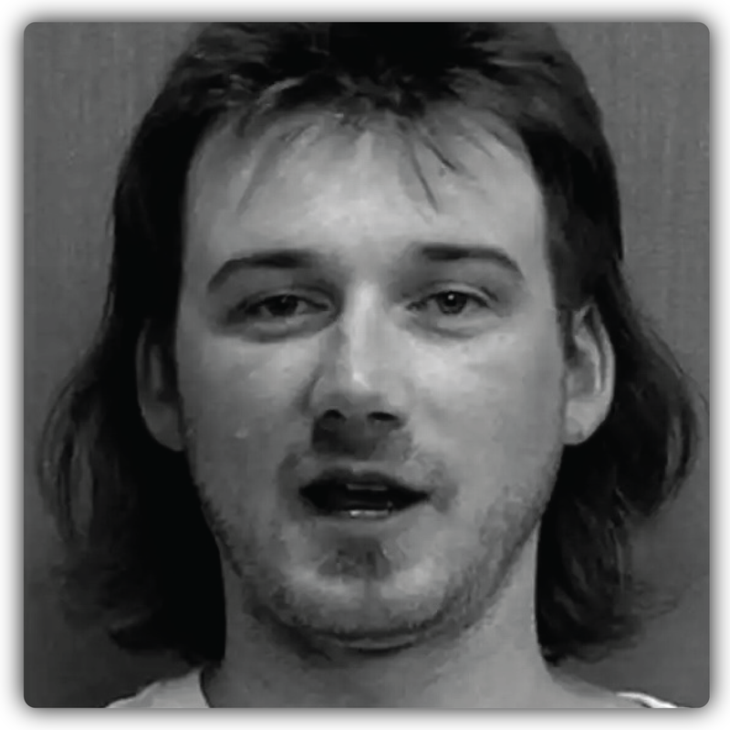 Morgan Wallen Mugshot Sticker