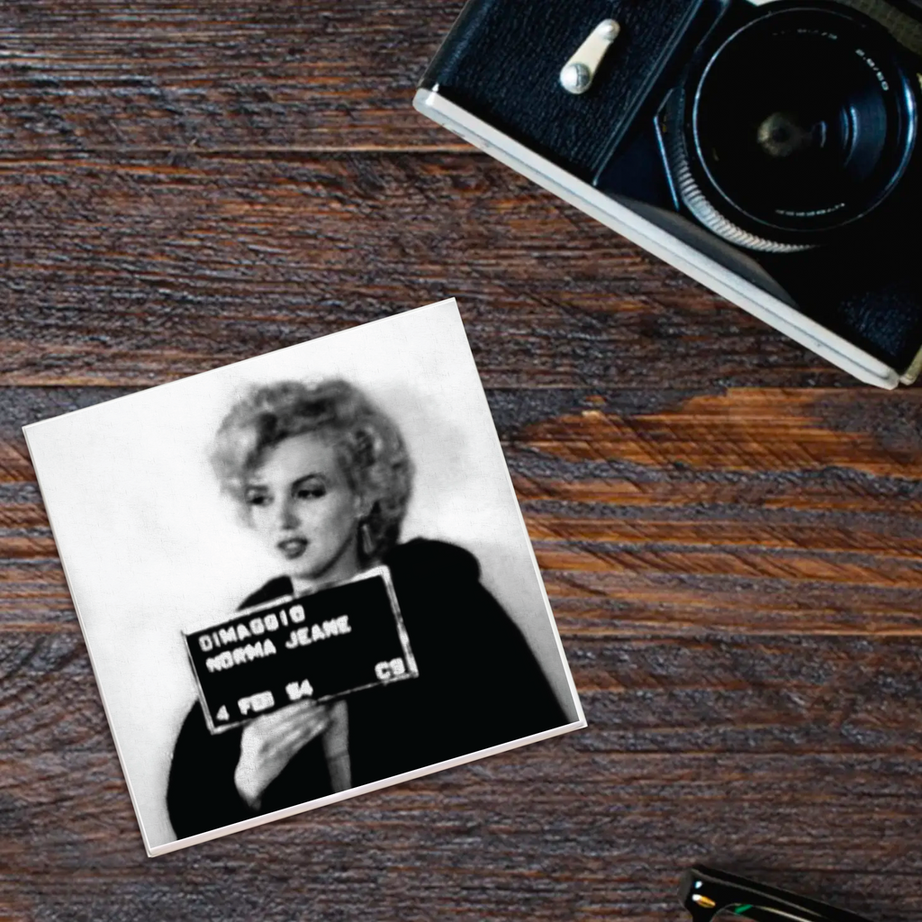 Marilyn Monroe Mugshot Coaster