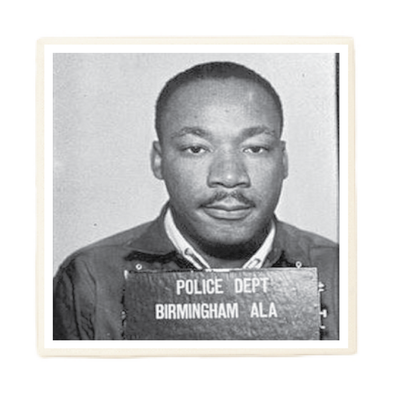 Dr. Martin Luther King Jr. Mugshot Coaster
