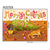 Merry Catmas 28 x 20 Poster