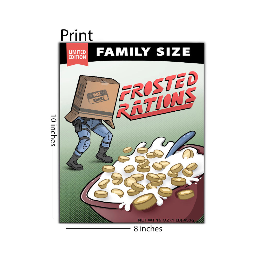 Metal Gear Cereal Spoof 8x10 Print
