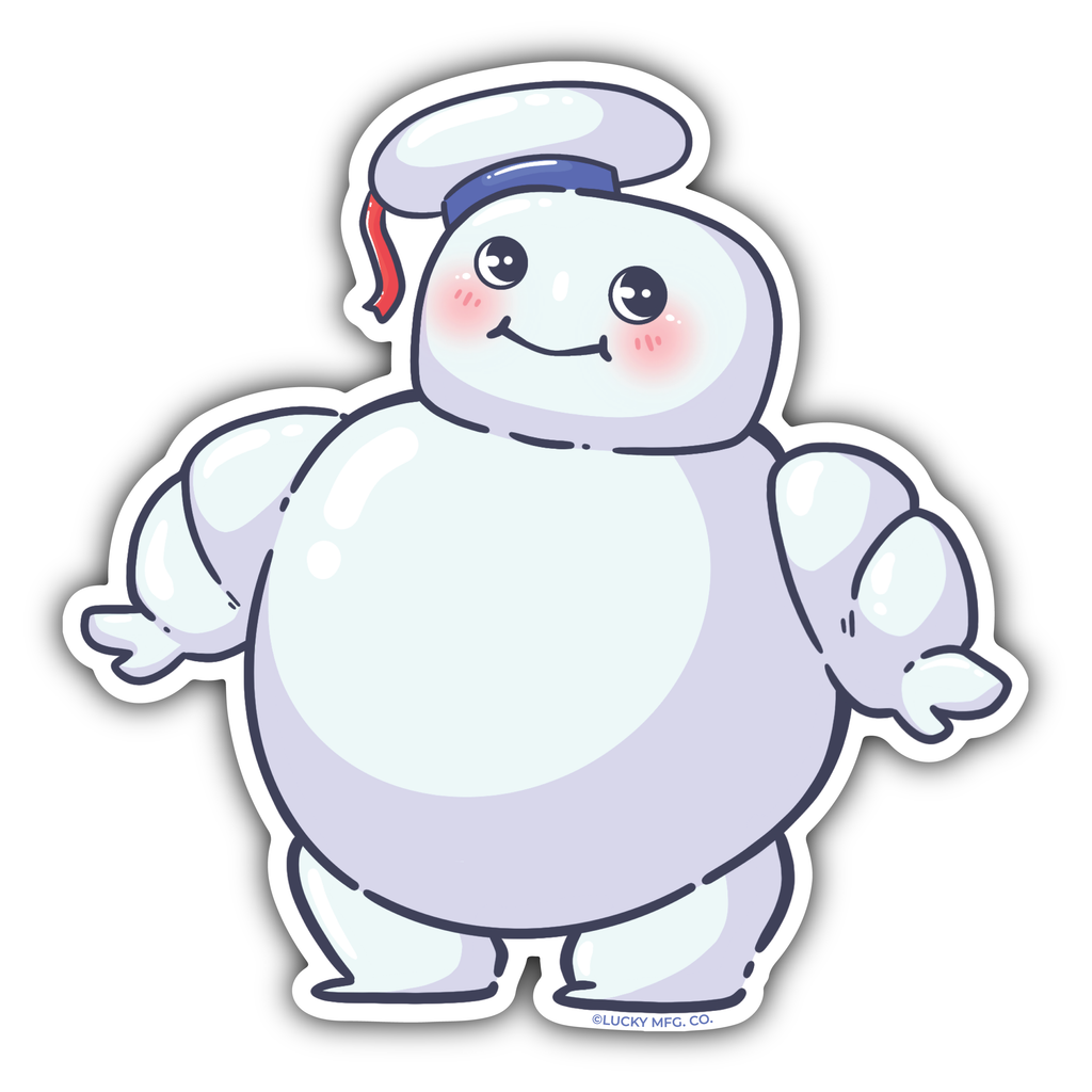 Ghostbusters Mini-Puft Vinyl Sticker