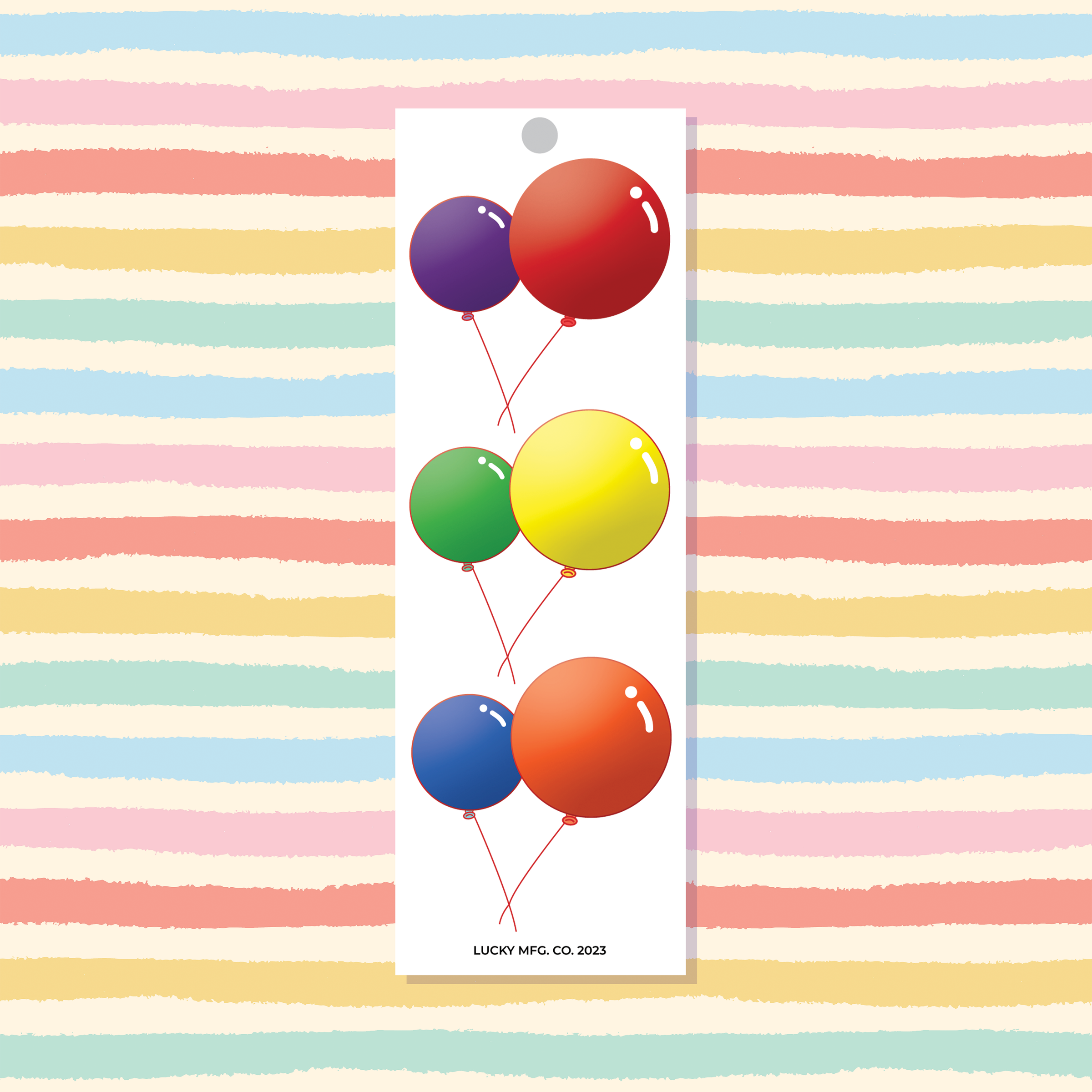Retro Balloons Vinyl Sticker Strip – Madcap & Co