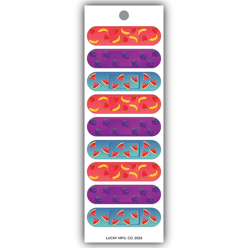 Fruity Band-Aids Vinyl Sticker Strip