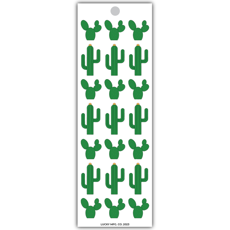 Cacti Vinyl Sticker Strip