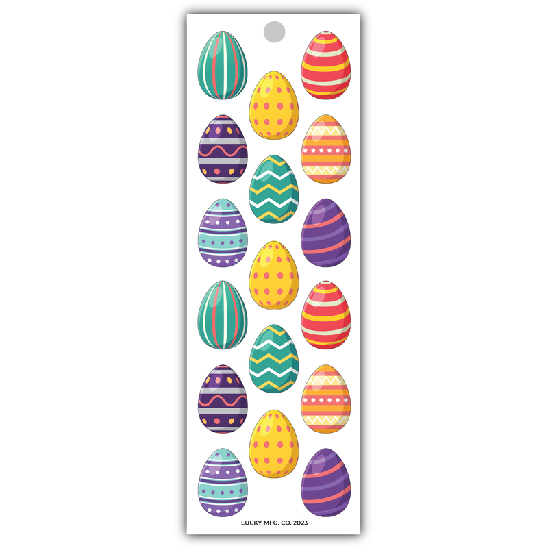 Easter Eggs Vinyl Sticker Strip
