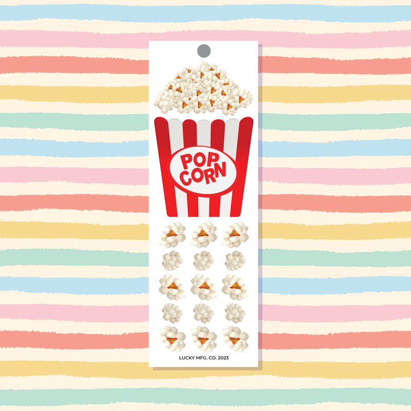 Popcorn Vinyl Sticker Strip