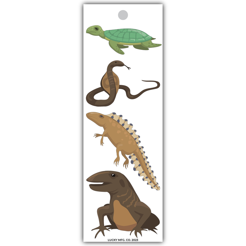 Reptiles - Sea Turtle & Friends Vinyl Sticker Strip