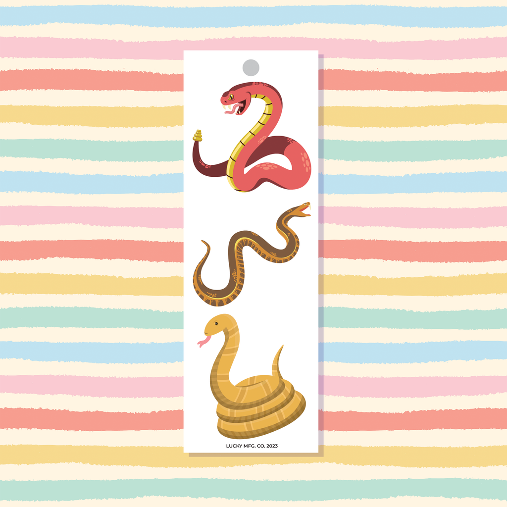 Snakes Vinyl Sticker Strip