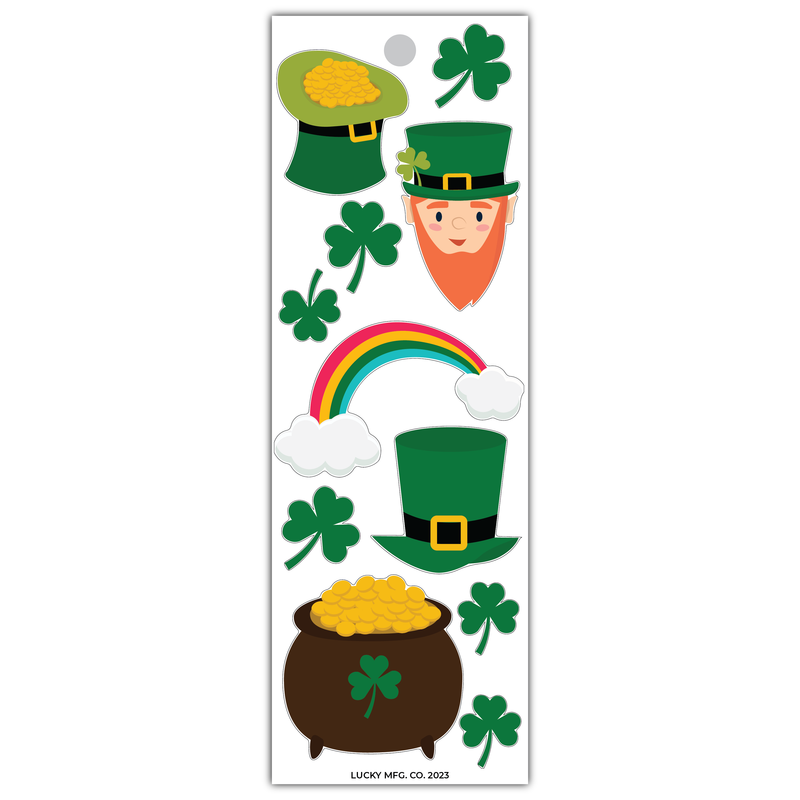 St. Patrick's Day Vinyl Sticker Strip