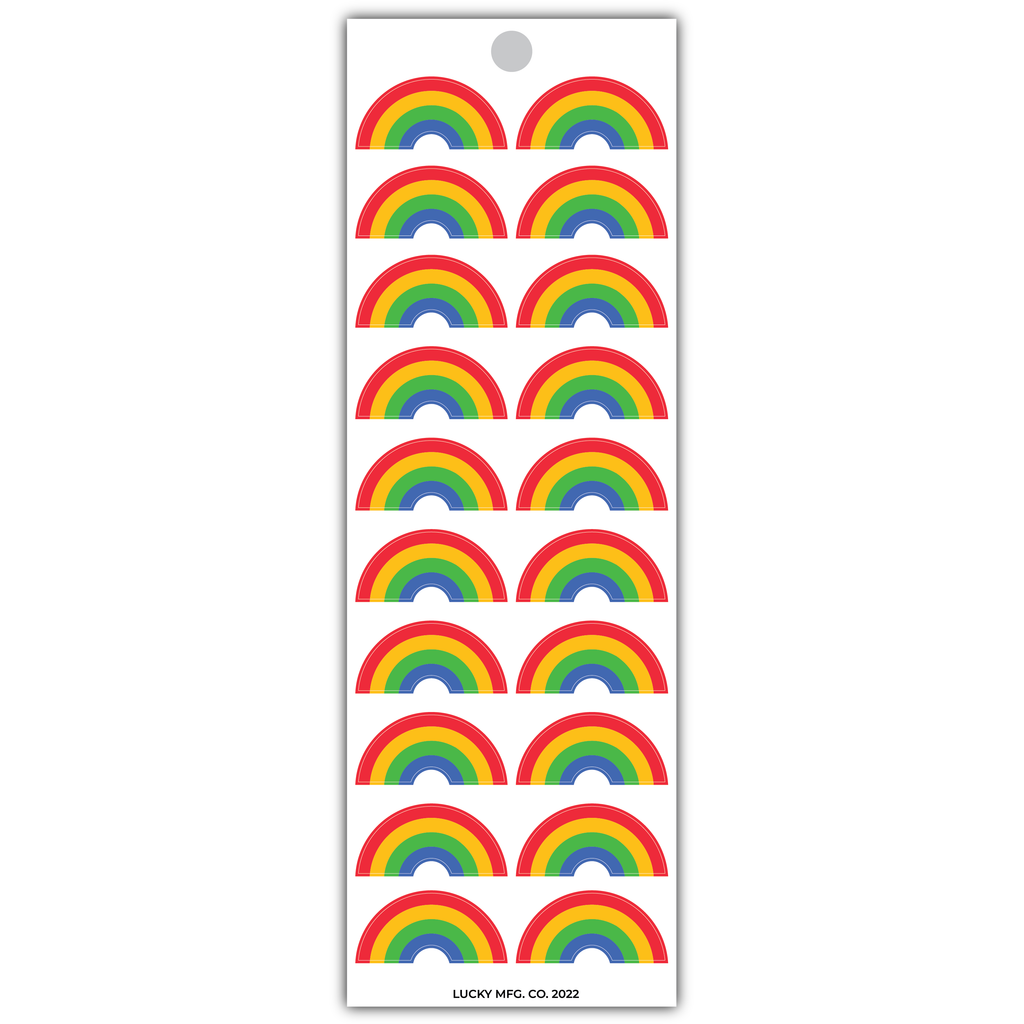 Mini Rainbows Vinyl Sticker Strip