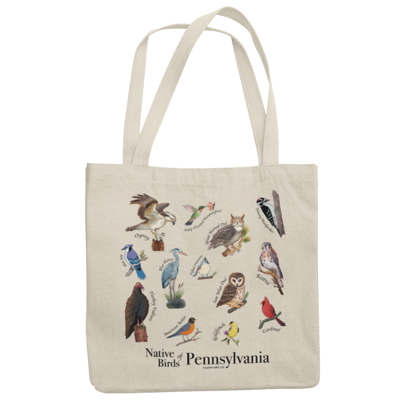 Pennsylvania Native Birds Tote Bag