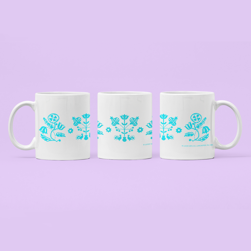 Needlepoint Pyrex Inspired 11oz Mug