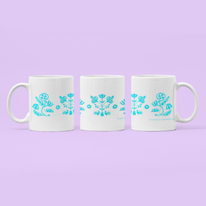 Needlepoint Pyrex Inspired 11oz Mug