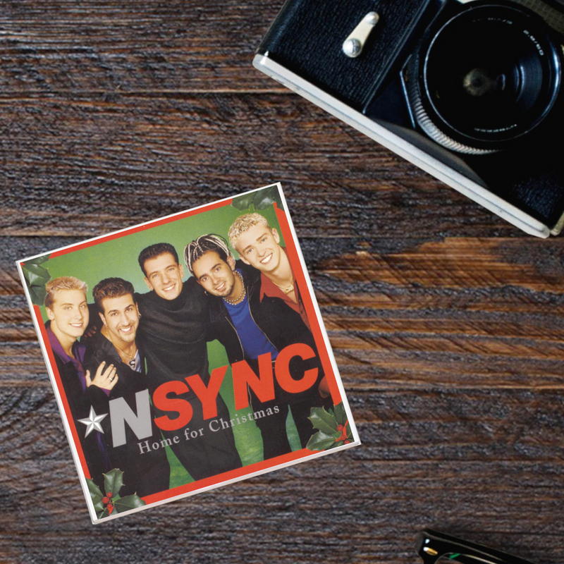 NSYNC 'Home For Christmas' Holiday Album Coaster