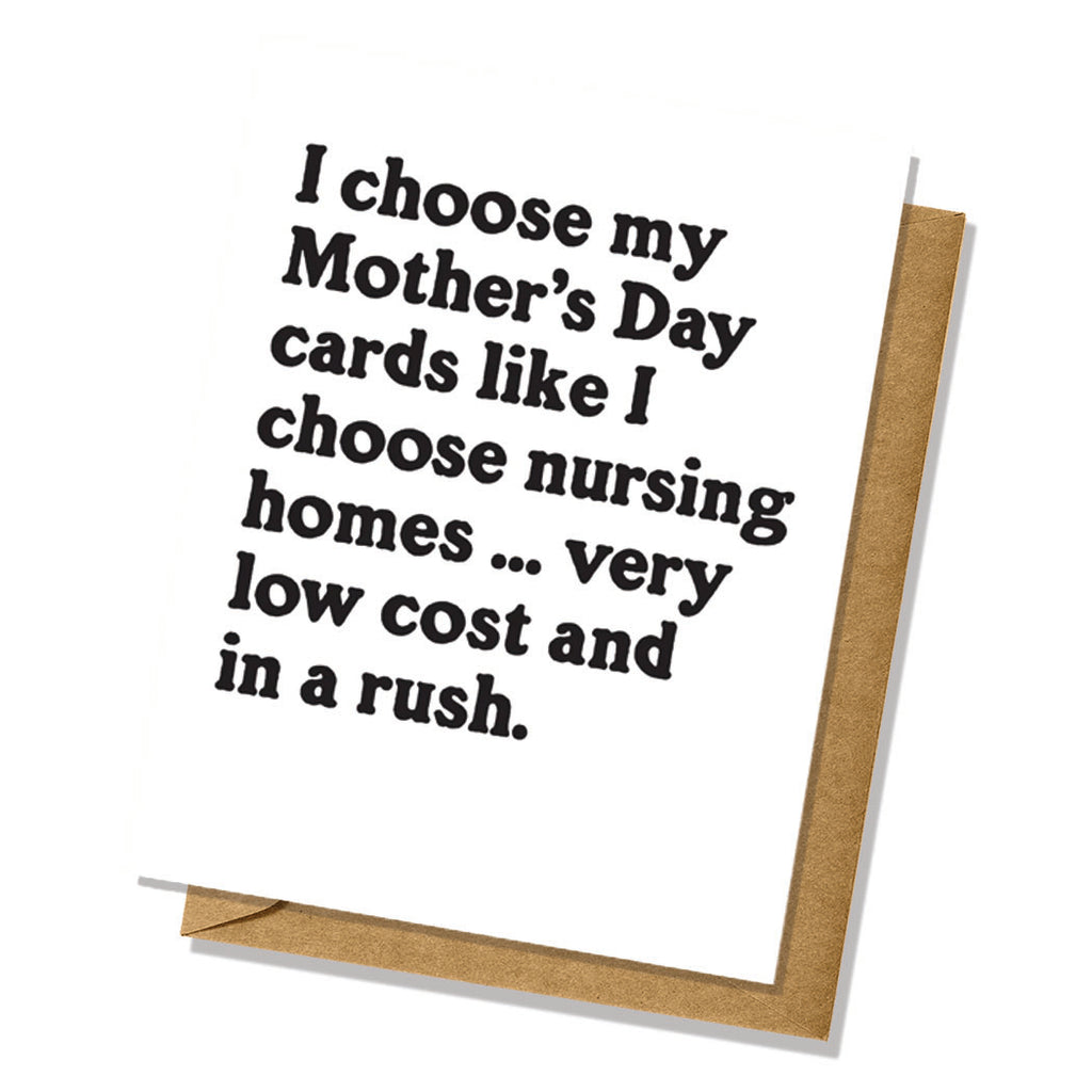 Nursing Home Mother's Day Card