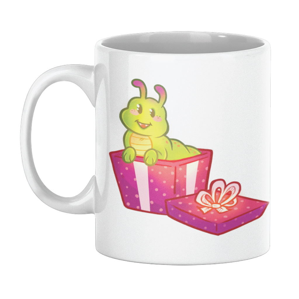 Pocket Fox Christmas Caterpillar Holiday Mug