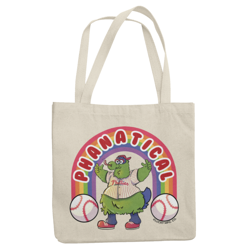 PHANATICAL Phillies Phanatic Rainbow Tote Bag – Madcap Co