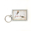 Pisces Vintage Illustration Plastic Keychain