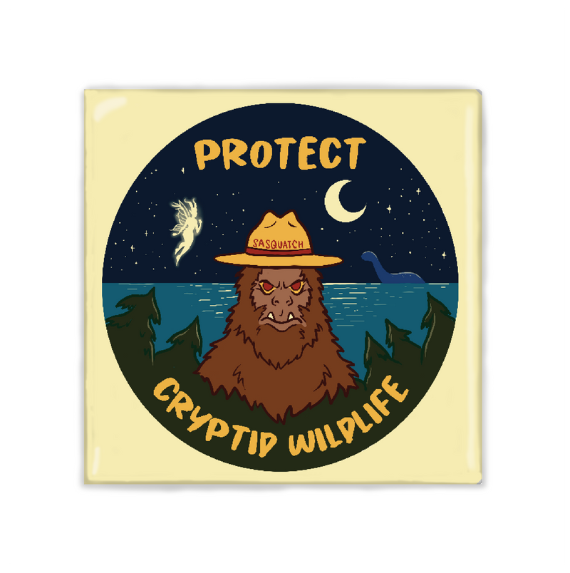 Protect Cryptid Wildlife Magnet