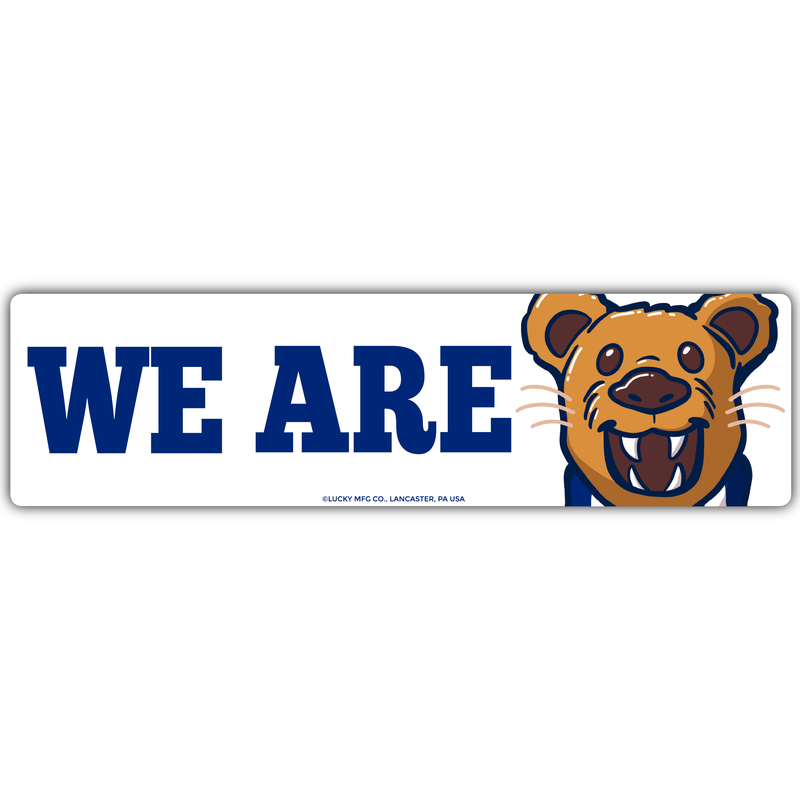 We Are Penn State PSU Nittany Lion Mascot Vinyl Bumper Sticker